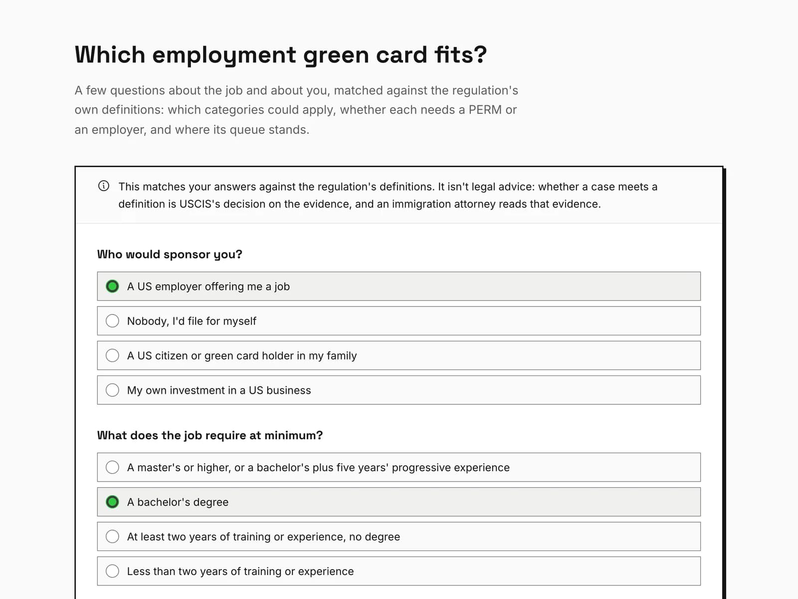 Which green card fits: the employment-based routes compared