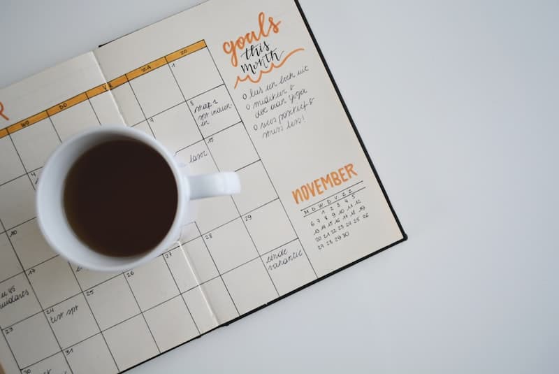 Calendar view showing PERM case deadlines and planning