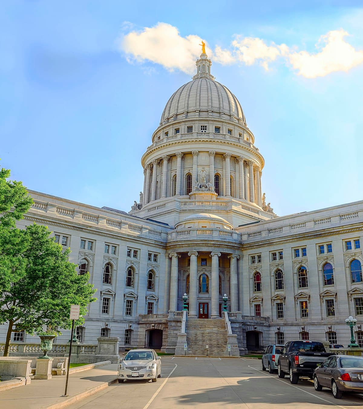 Immigration attorney reviewing PERM case documents at desk